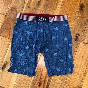 NEW! SAXX Men's Navy Star Boxer Briefs